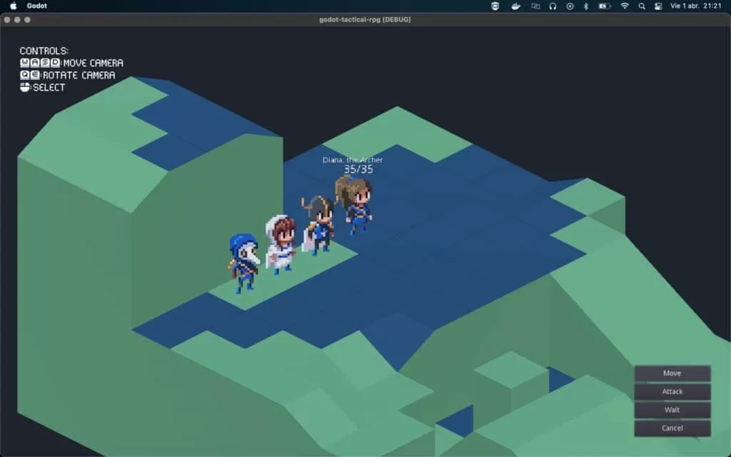 пример 2D игры программирование godot engine