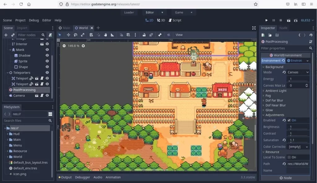 программирование Godot для детей
