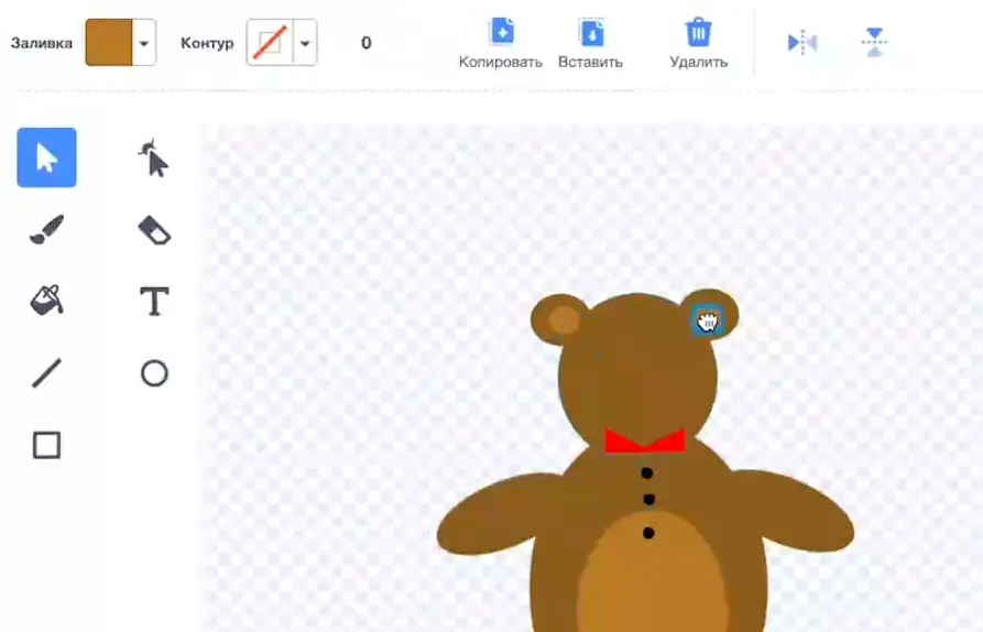 Круглые уши медведя Фредди